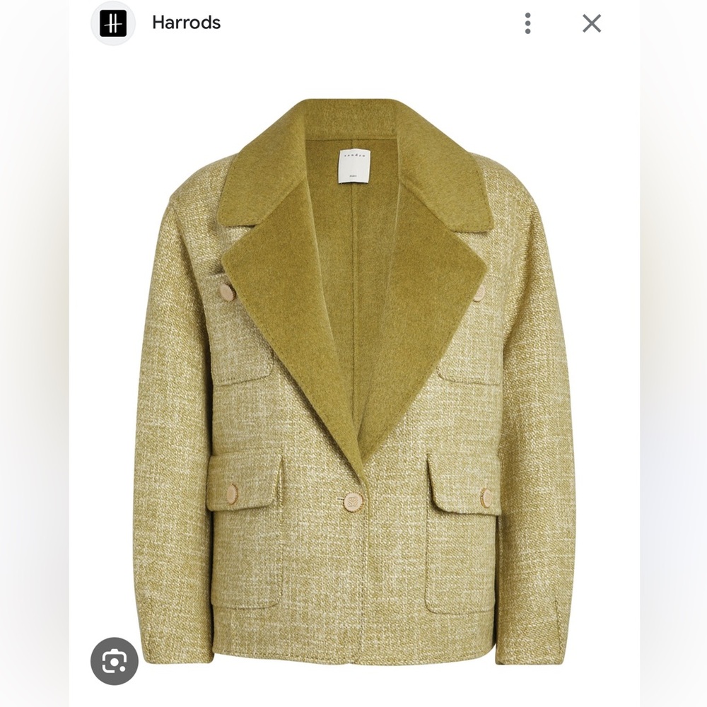 SANDRO wool blazer with pockets